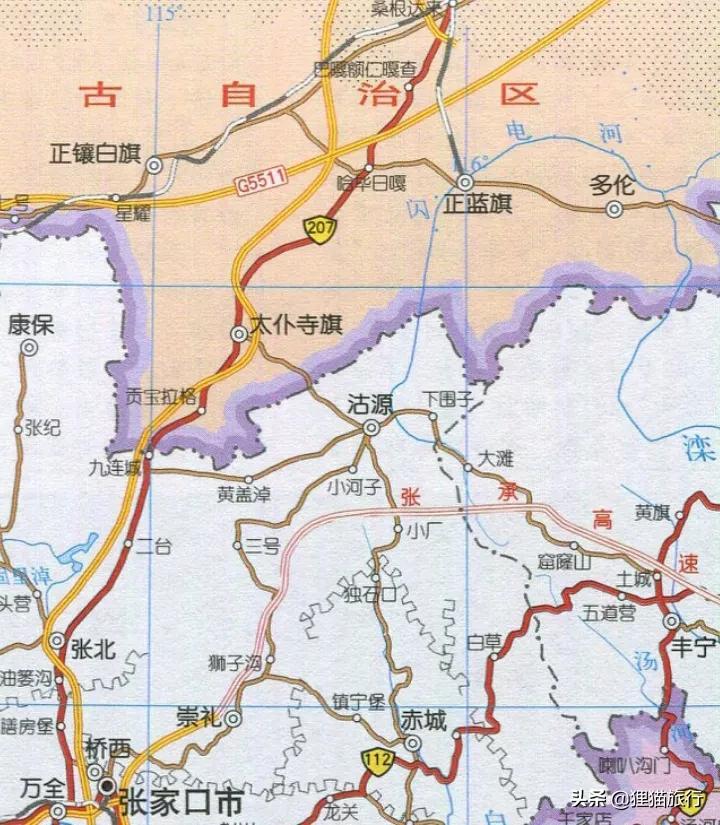 正蓝旗属于哪个市 ，位于京津冀正北方，闪电河流经这里，还有元上都遗址